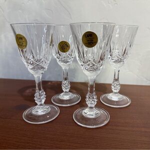 Vintage Royal Crystal Rock JMP Marketing Capri 24% Lead Crystal Cordial Glasses